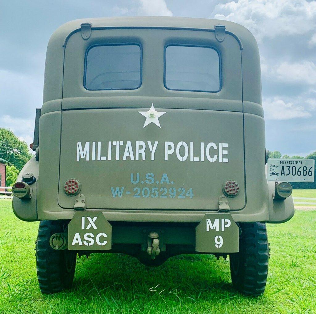 restored 1941 Dodge WC 26 Carry all military