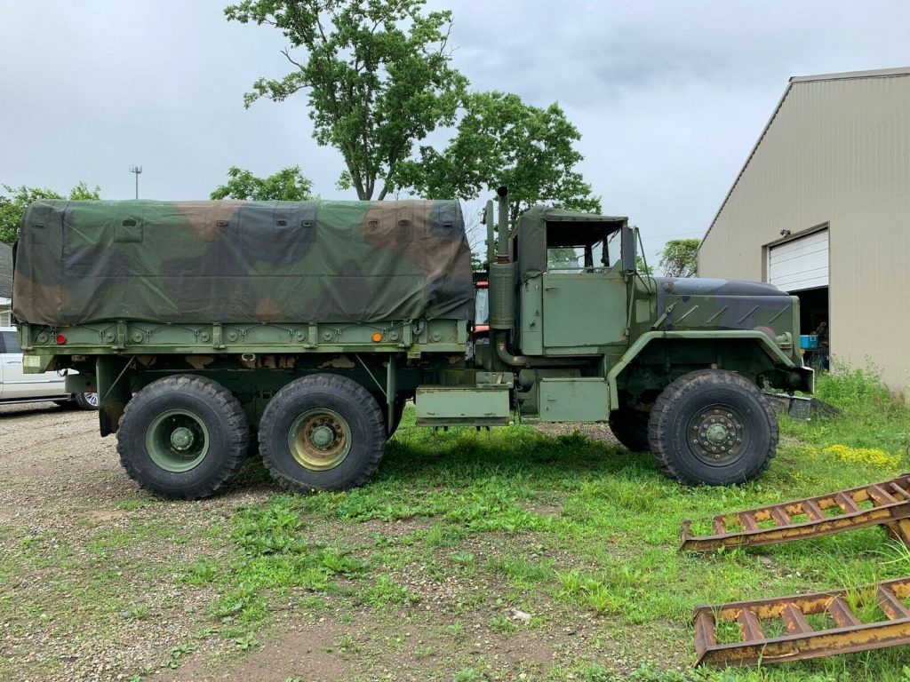 solid 1991 BMY M923a2 Cargo Troop Deuce and Half Military