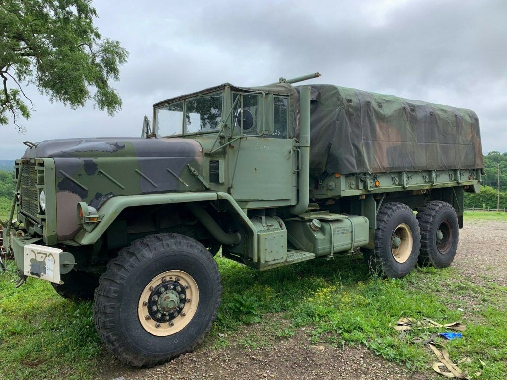 solid 1991 BMY M923a2 Cargo Troop Deuce and Half Military