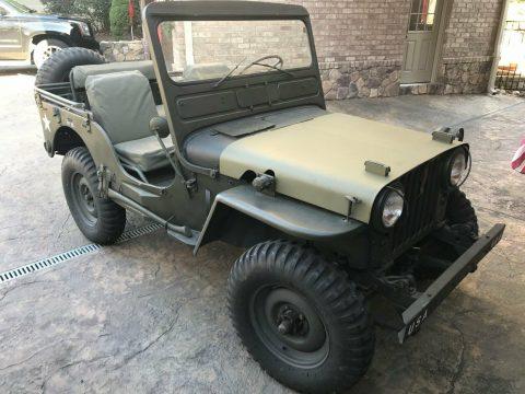 needs TLC 1951 Willys jeep military for sale