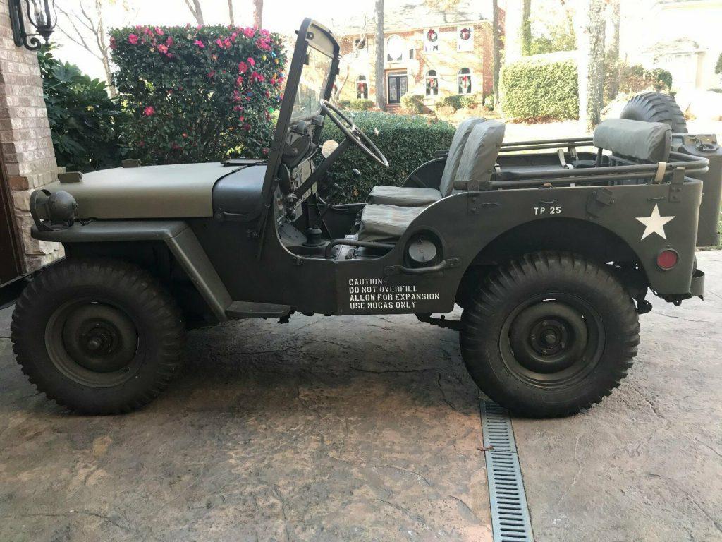 needs TLC 1951 Willys jeep military