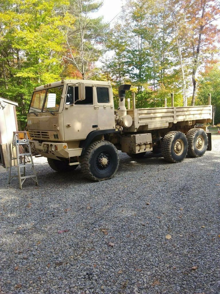 rare 1997 Stewart & Stevenson 6×6 cargo truck military