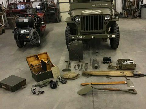 1943 Ford GPW vintage military [many extra parts and equipment] for sale
