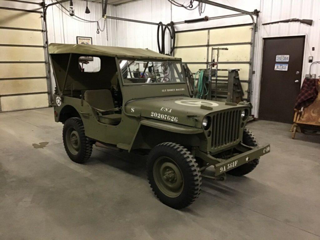 1943 Ford GPW vintage military [many extra parts and equipment]