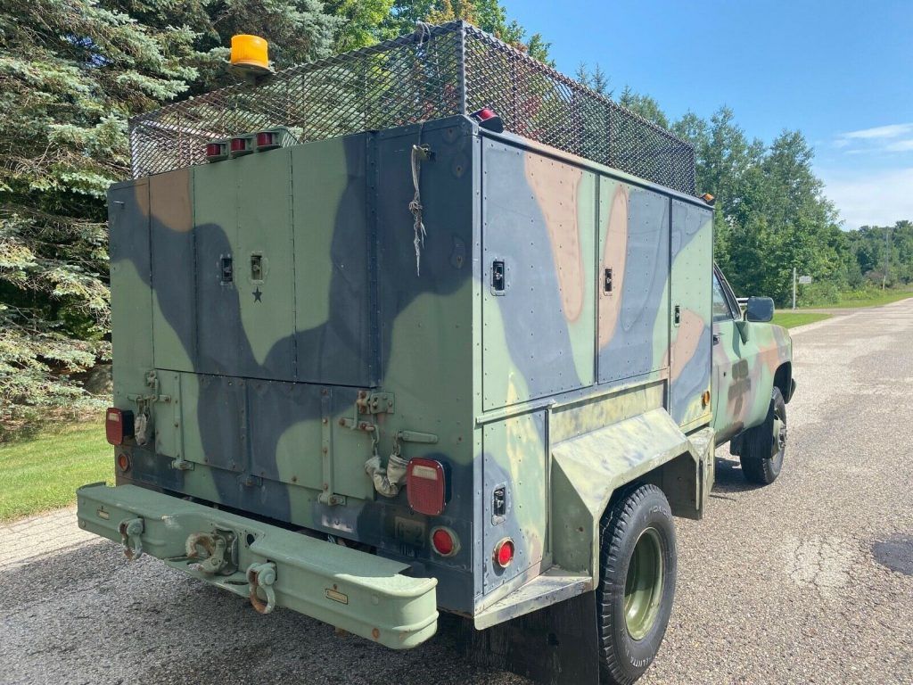 1986 Chevrolet CUCV Dually Service Truck 4×4 military [rare, low miles]