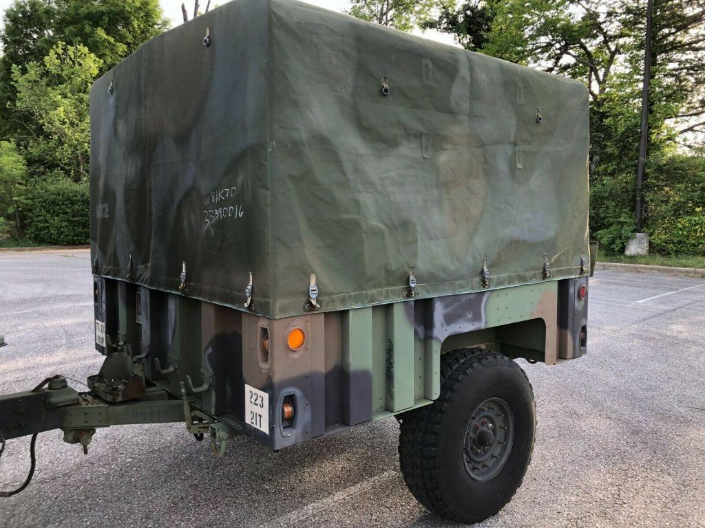 1995 AM General M998a1 Truck with an M1102 Cargo Trailer military [runs and drives without any issue]