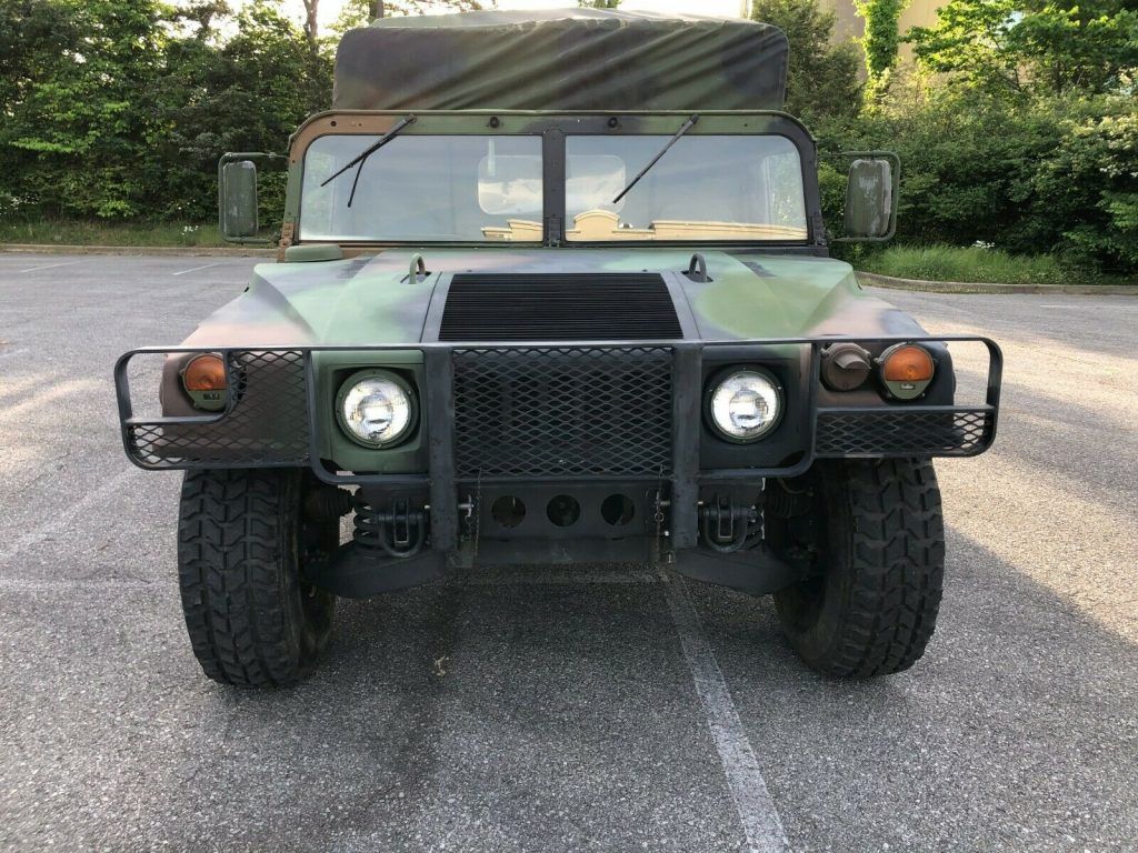 1995 AM General M998a1 Truck with an M1102 Cargo Trailer military [runs and drives without any issue]
