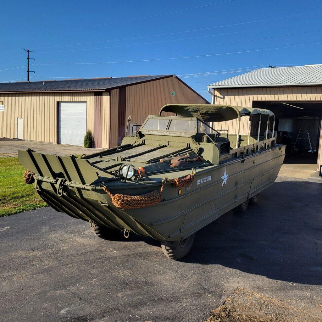 1945 DUKW WWII Military Vehicle Duck 2 1/2 ton 6×6 Parade Ready