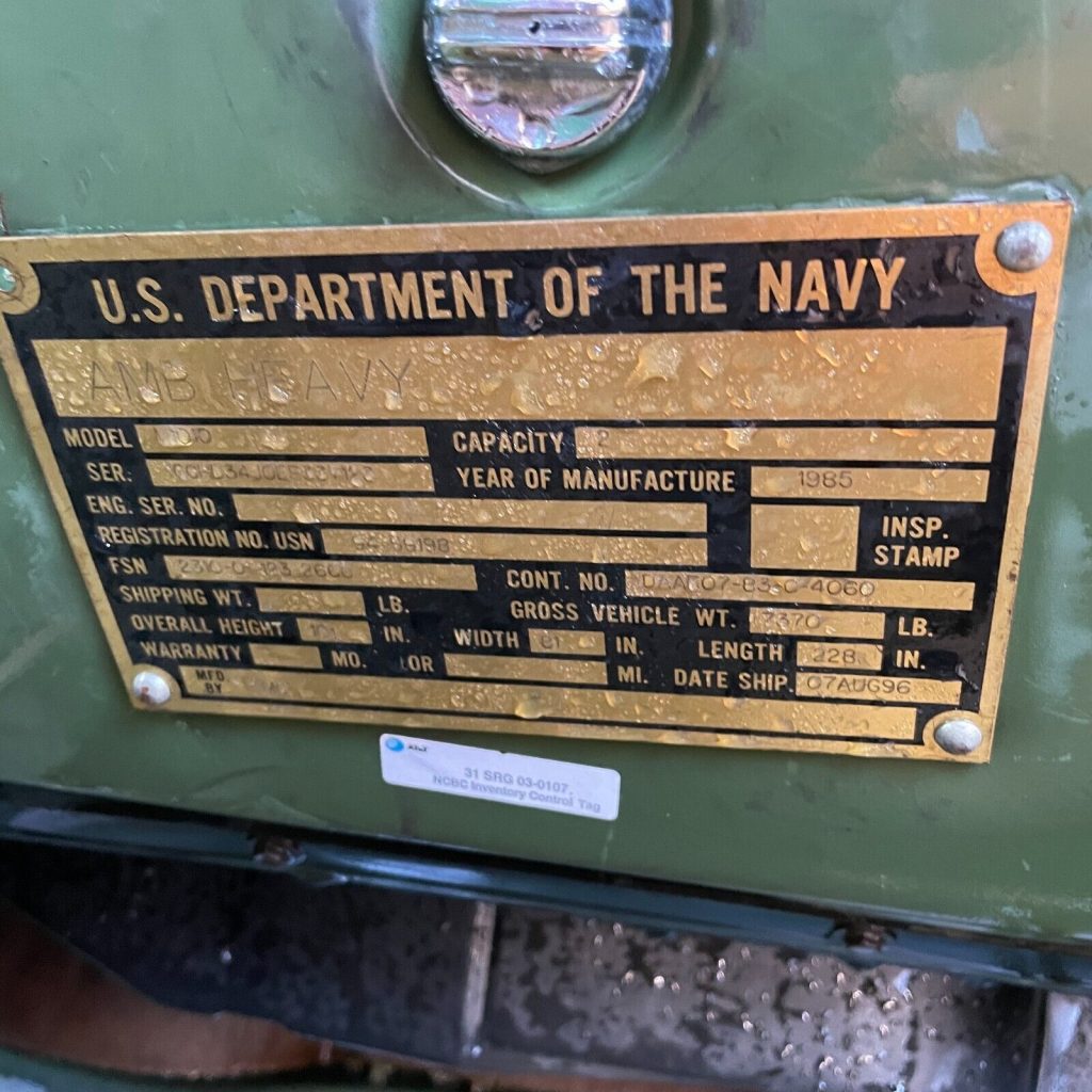 CUCV M1010 Army Ambulance