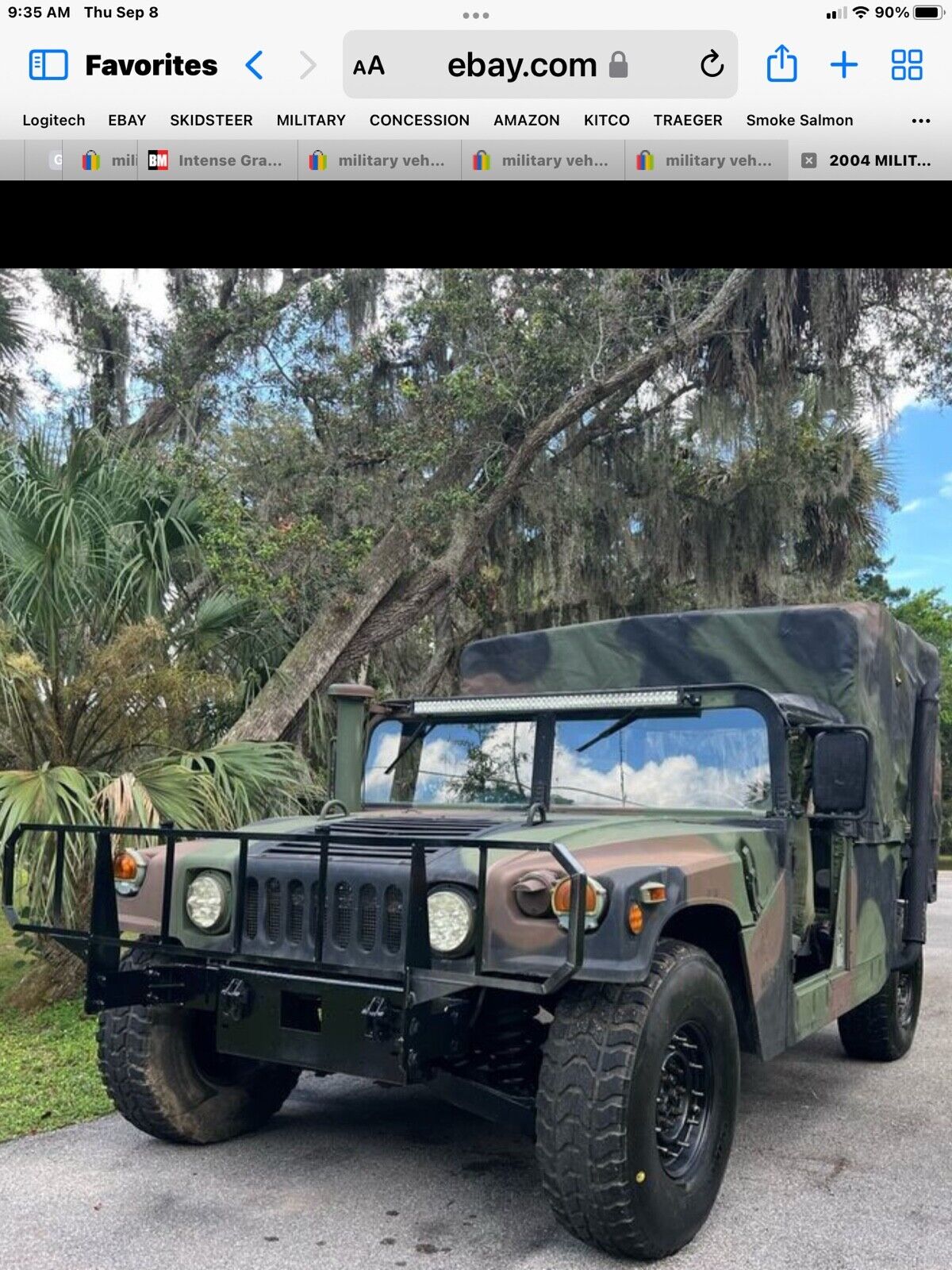 Humvee 2004 Military H1 M1123, 6.5L Diesel, With OD. 4×4 for sale
