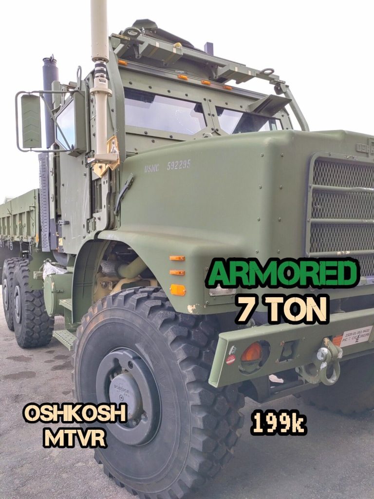 Armored Oshkosh MTVR 7 ToN