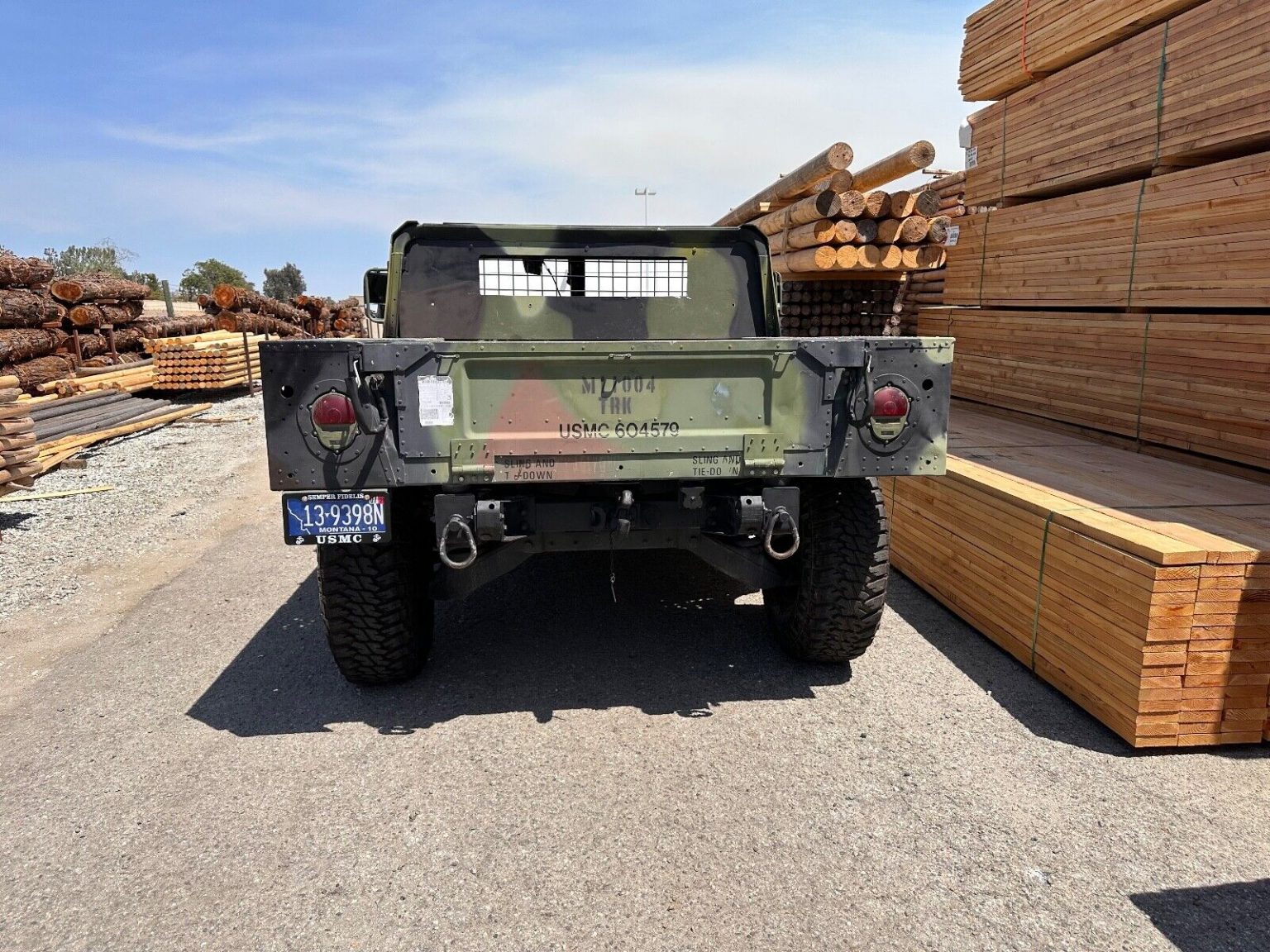 Humvee Hummer REAL PICK UP M1123 Year 2000 Excellent Cond. Hardtop X