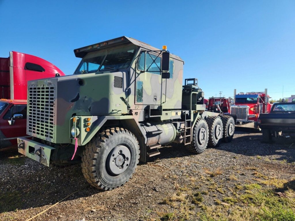 2005 Oshkosh M1070 8×8 Off Road Tractor Military Truck Winch Diesel MTVR
