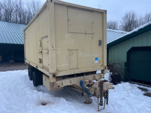 MCT Industries AAR Mobility Sea Container Trailer with Heat A/C Lights Military for sale