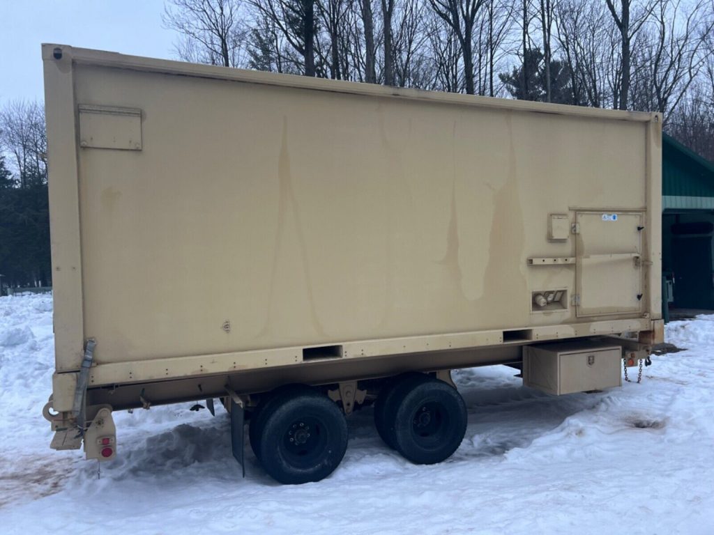 MCT Industries AAR Mobility Sea Container Trailer with Heat A/C Lights Military