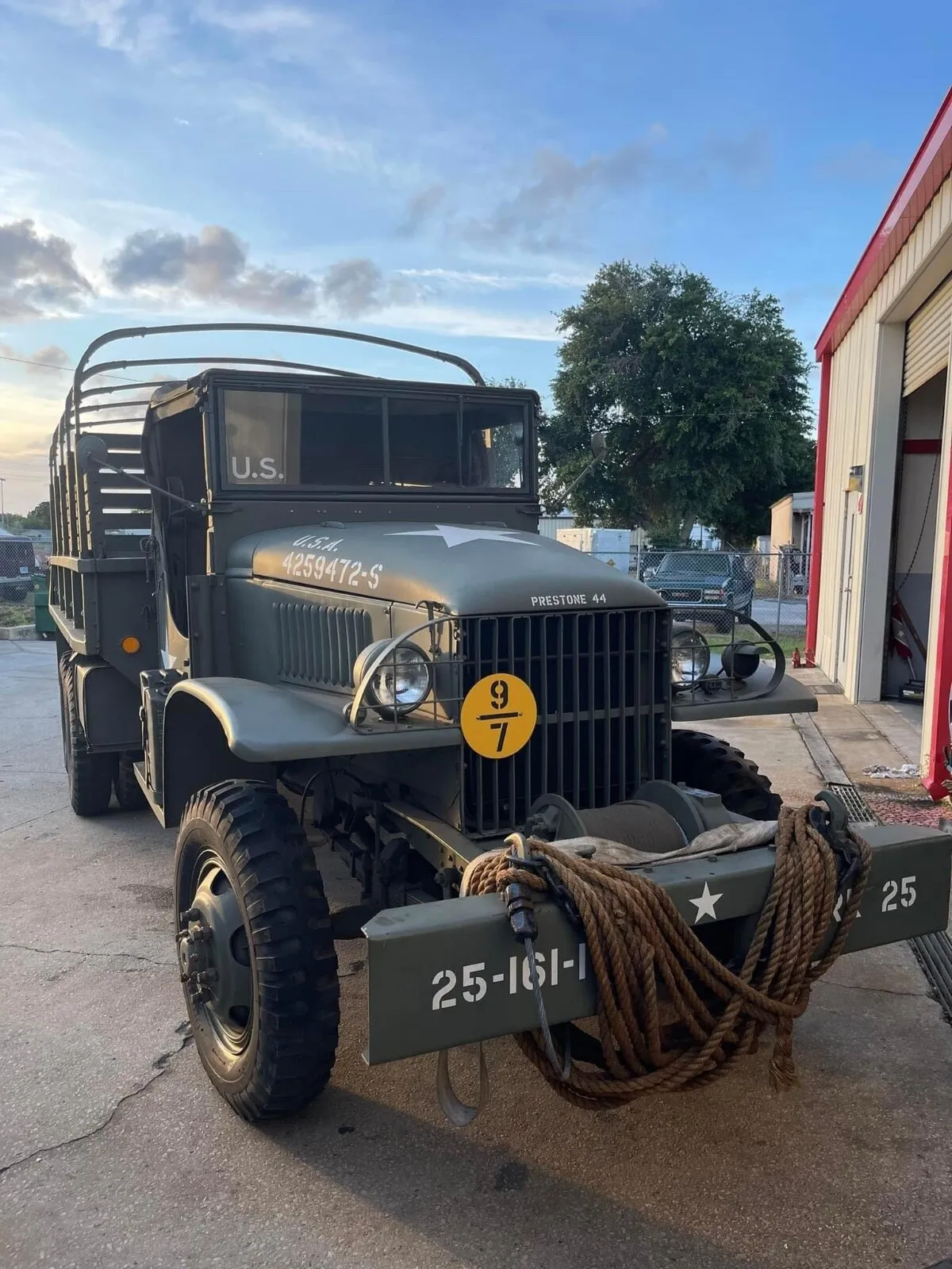 Military Truck 1944 CCKW 353 Winch Truck