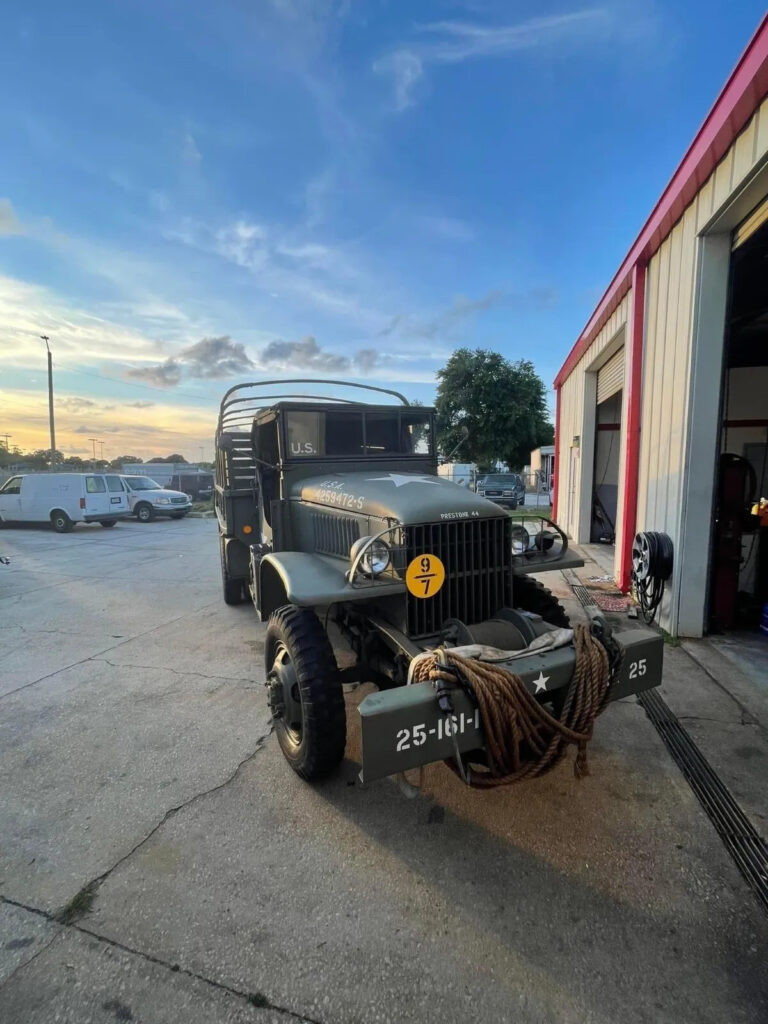 Military Truck 1944 CCKW 353 Winch Truck