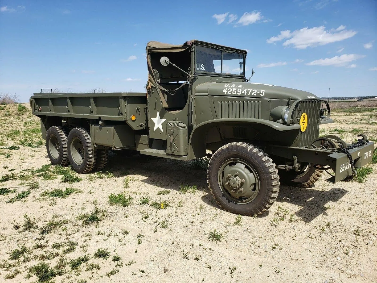 Military Truck 1944 CCKW 353 Winch Truck