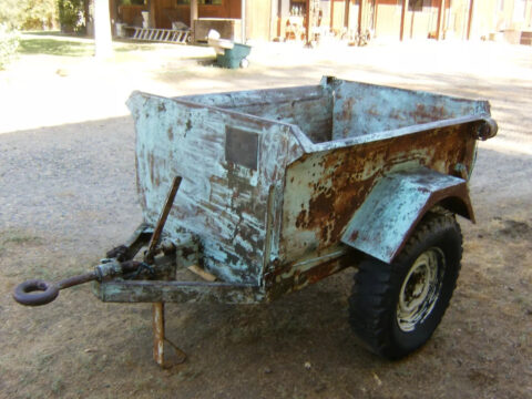 1943 Military Converto 1/2 Ton Dump Trailer. Fresh Barn Find. Check all Pics for sale