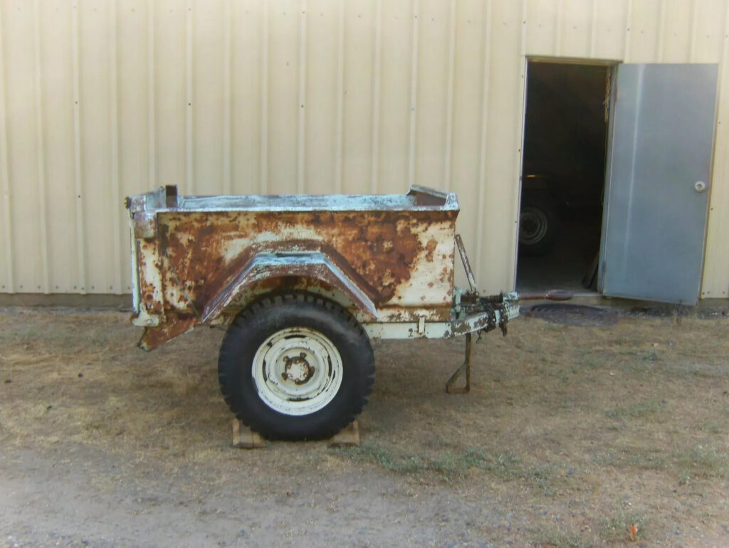 1943 Military Converto 1/2 Ton Dump Trailer. Fresh Barn Find. Check all Pics