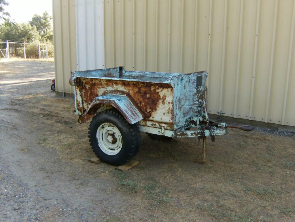 1943 Military Converto 1/2 Ton Dump Trailer. Fresh Barn Find. Check all Pics