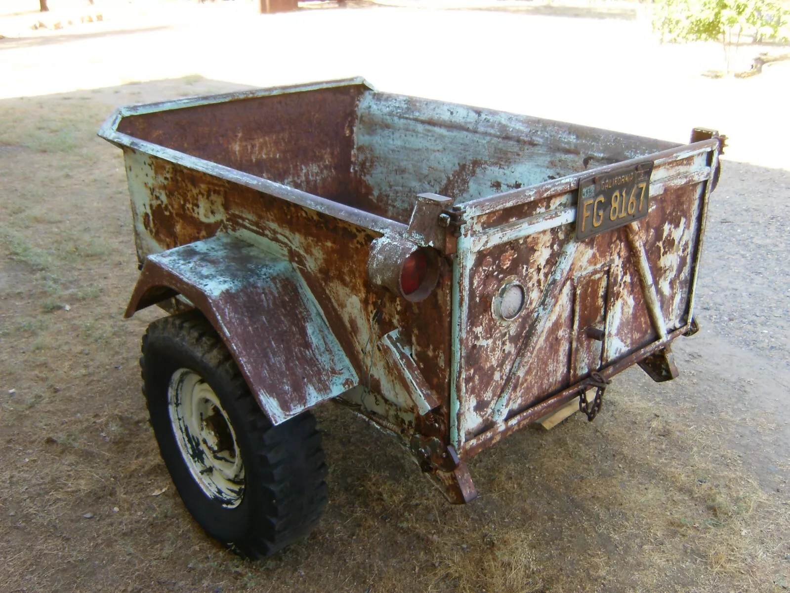 1943 Military Converto 1/2 Ton Dump Trailer. Fresh Barn Find. Check all Pics