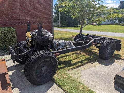 Humvee 2010 Am General ECV2 TYPE 1165 REV D Rolling Chassis 0 Miles for sale