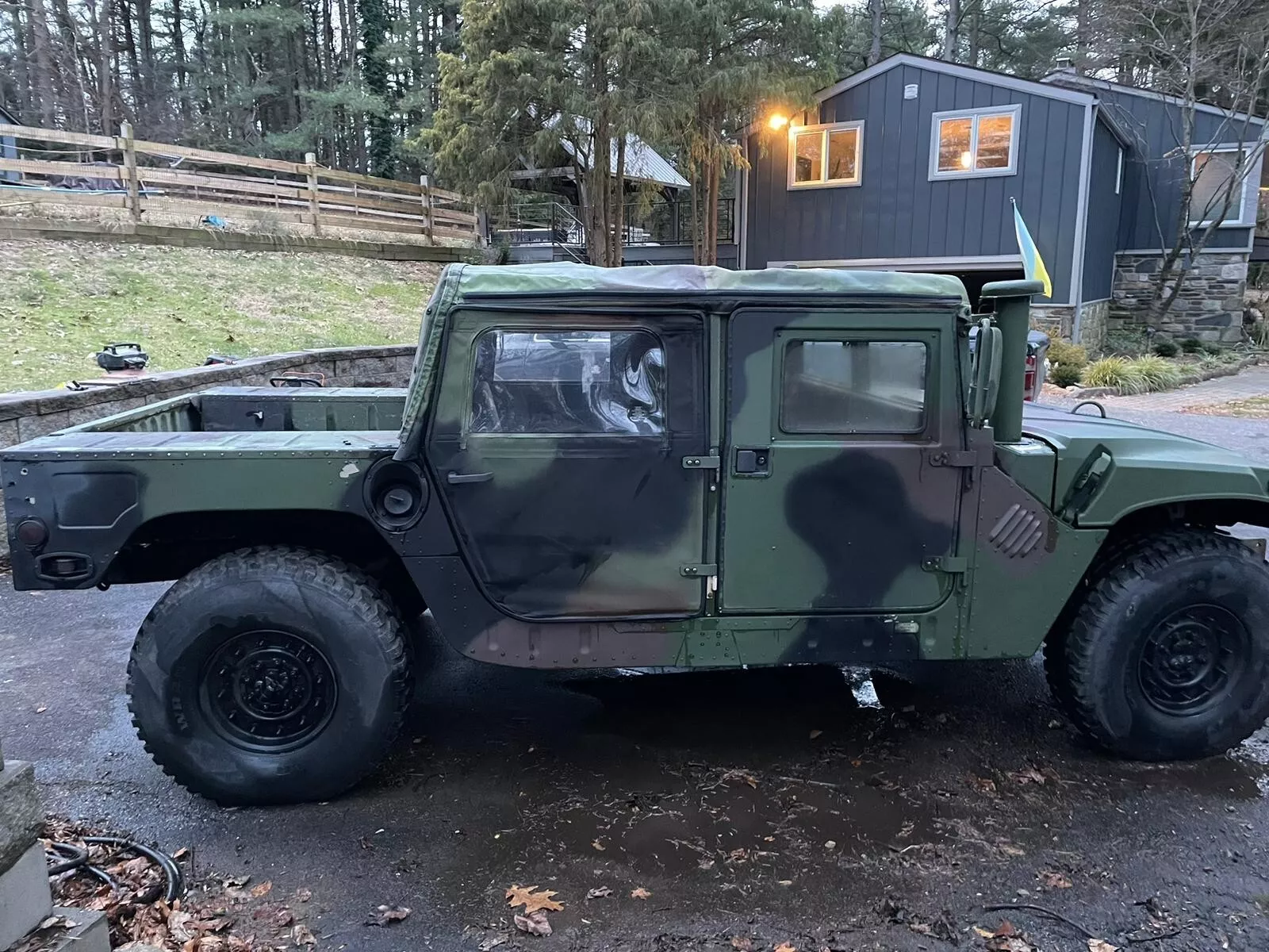 1986 Am General M998 Hmmwv 4 Door Soft Top W/truck Body S/N 016251