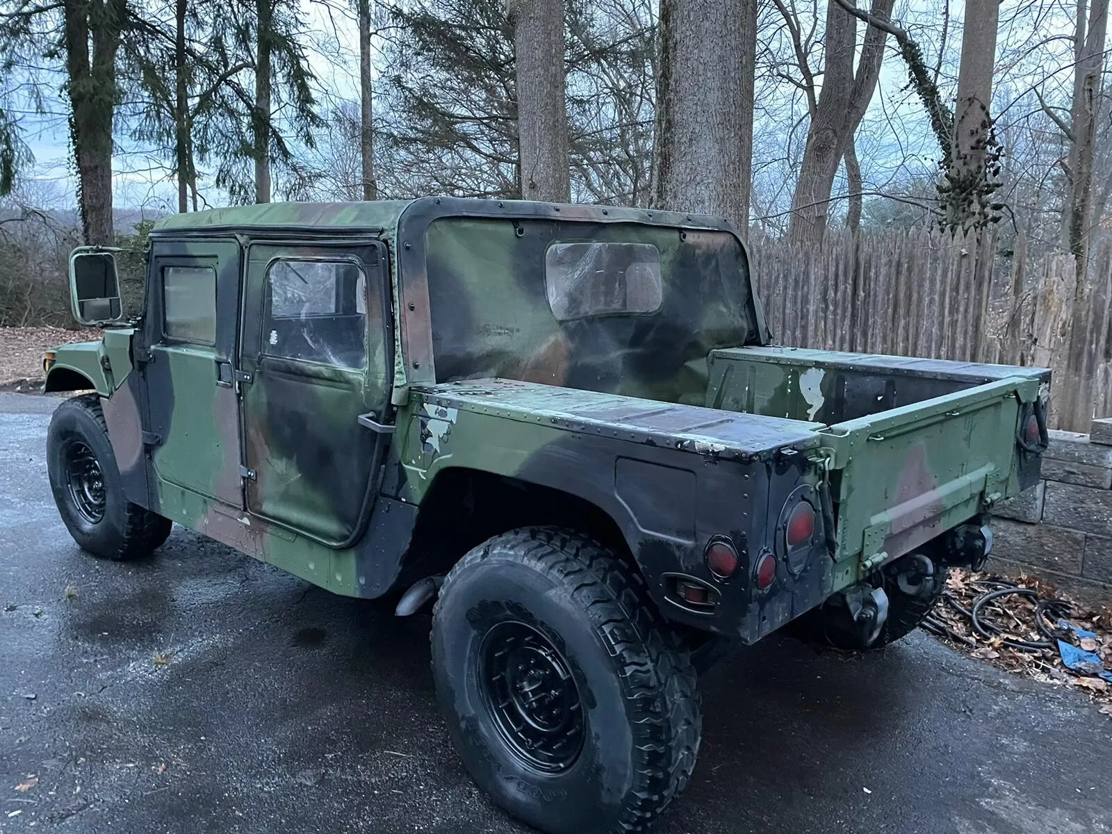 1986 Am General M998 Hmmwv 4 Door Soft Top W/truck Body S/N 016251