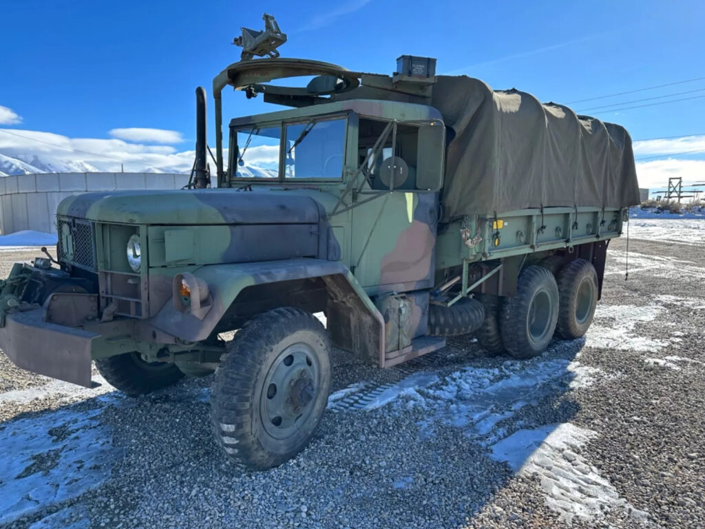 M35 A2C 2 1/2 Ton Cargo W/winch Hd Cab Air Shift Transfer W M105 1 trlr