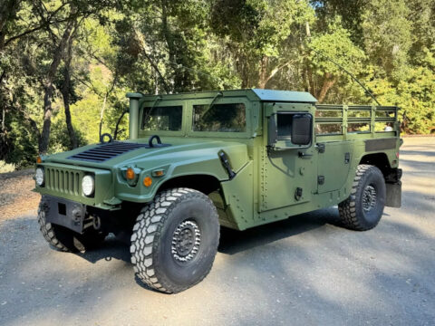 1992 Am General Armored M1152a1 Humvee Hmmwv, Turbo Diesel w/4 Speed &amp; A/C for sale