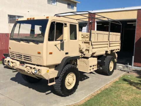 1997 Stewart &amp; Stevenson LMTV M1078 2 1/2 Ton, 4X4 Cargo Truck for sale