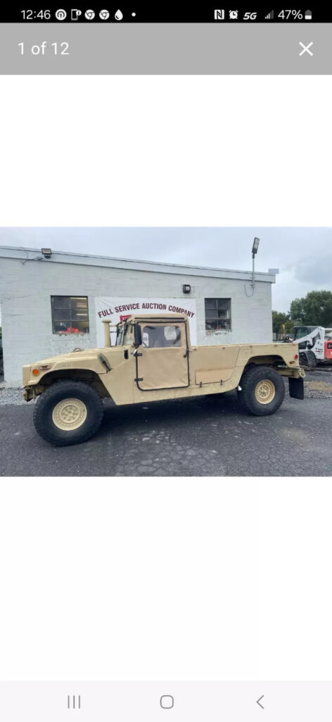 Military Hmmwv M1113 6.5 Turbo Diesel 4×4-Road Legal and Inspected