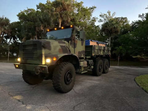 2002 Oshkosh Mk25a1 MTVR Military 6X6 Truck 7 ToN Turbo Diesel Only 8,800 Miles for sale