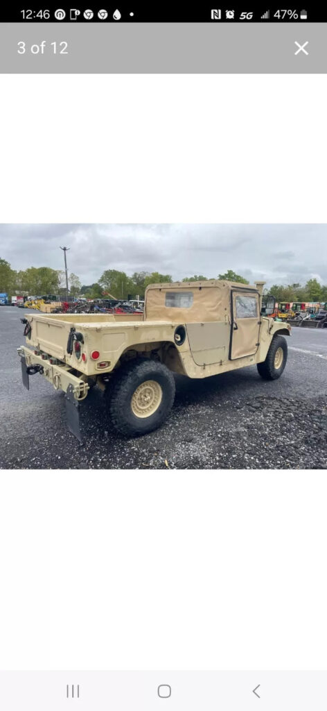 Military Hmmwv M1113 6.5 Turbo Diesel 4×4-Road Legal and Inspected