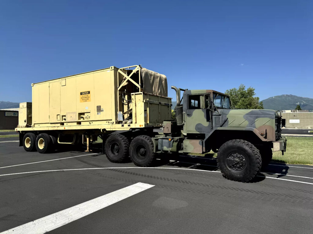 US Army Rowpu Reverse Osmosis 3000gph Water Filtration System W/60kw Diesel Gen