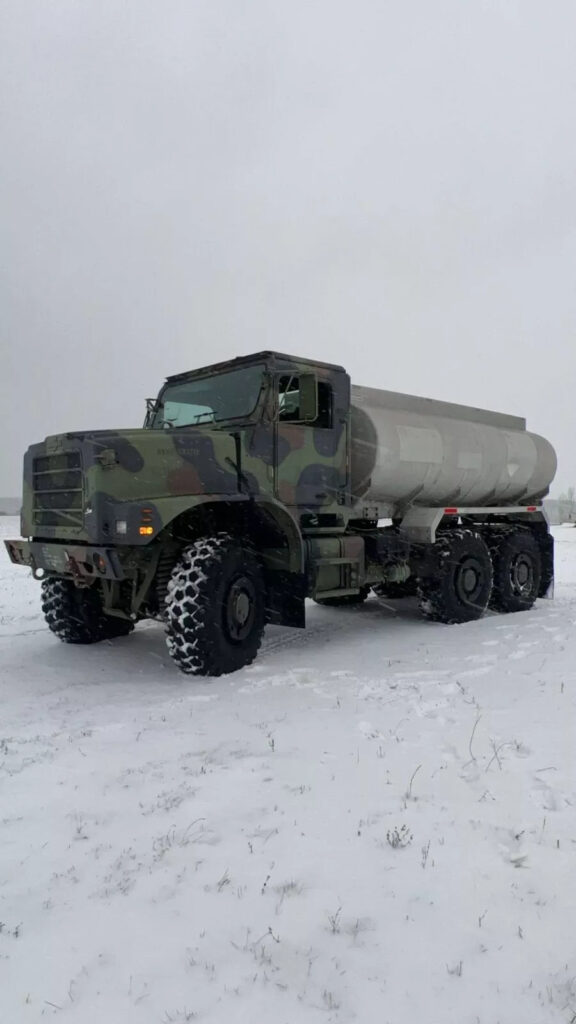 2002 Oshkosh MK23 MTVR 6×6 Water Truck 2800 Gallon Tank Spray Farm Diesel