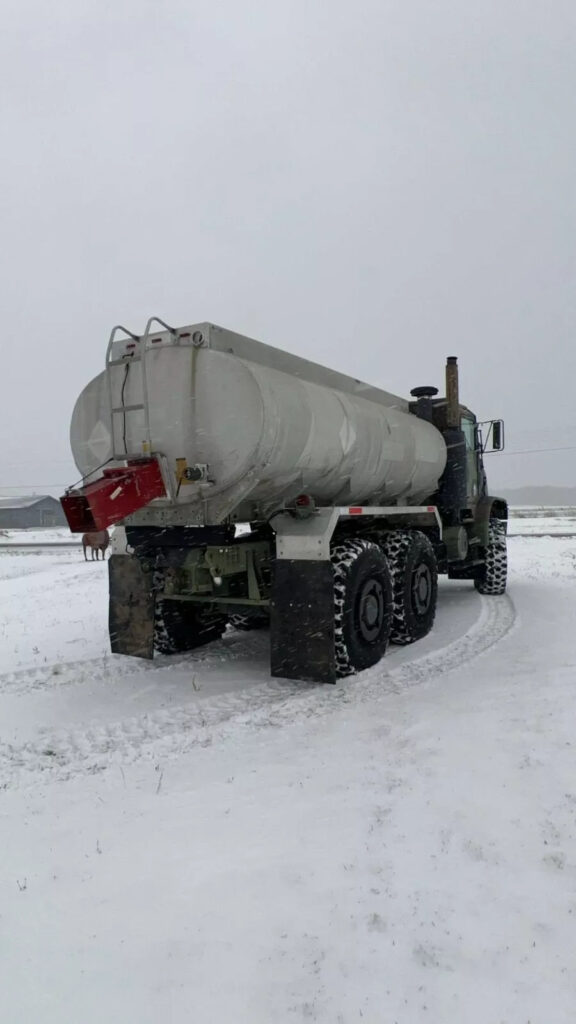 2002 Oshkosh MK23 MTVR 6×6 Water Truck 2800 Gallon Tank Spray Farm Diesel