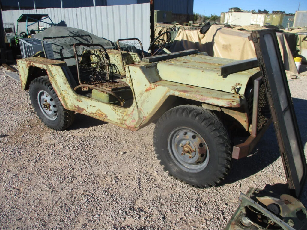 Used 1966 M151a1 Jeep Ford Motor Co. Cut/welded, Rusty but Will Run