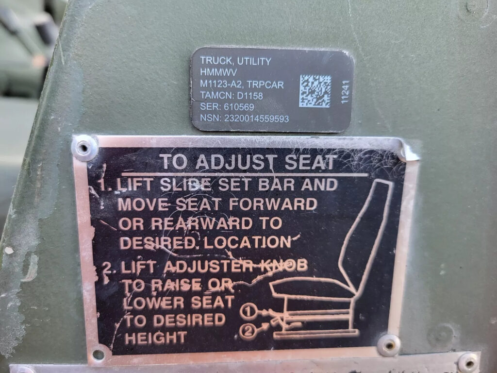 2005 M1123 Hmmwv