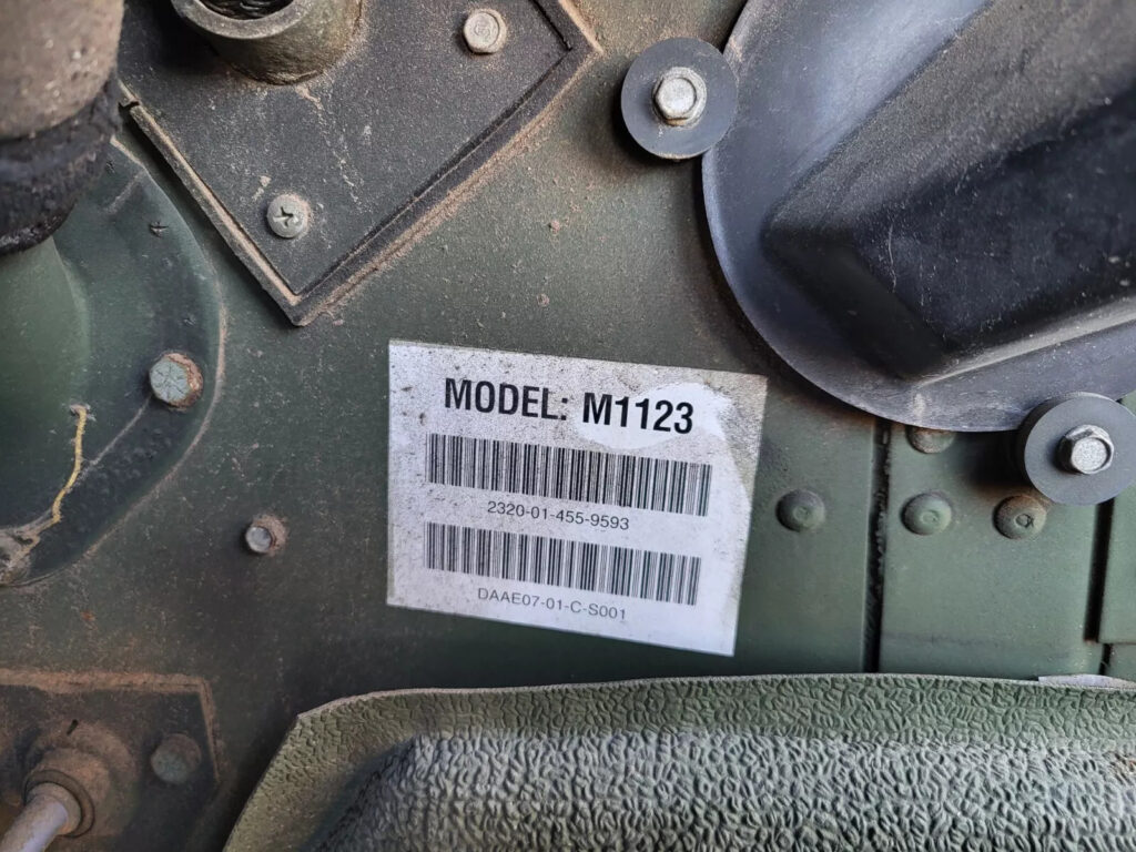 2005 M1123 Hmmwv