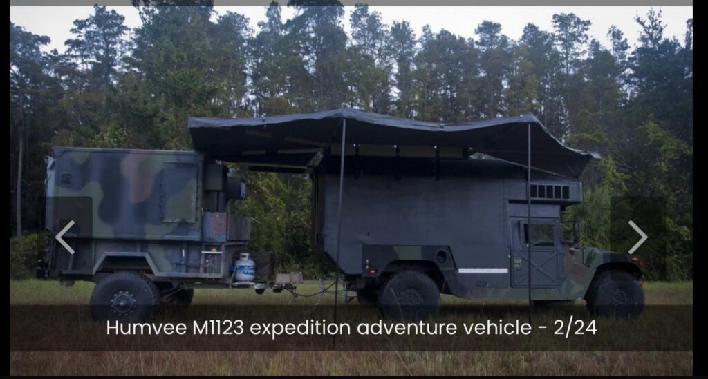 .ultimate Overlander 2005 Hummer Humvee M1123expedition Adventure Vehicletrailer