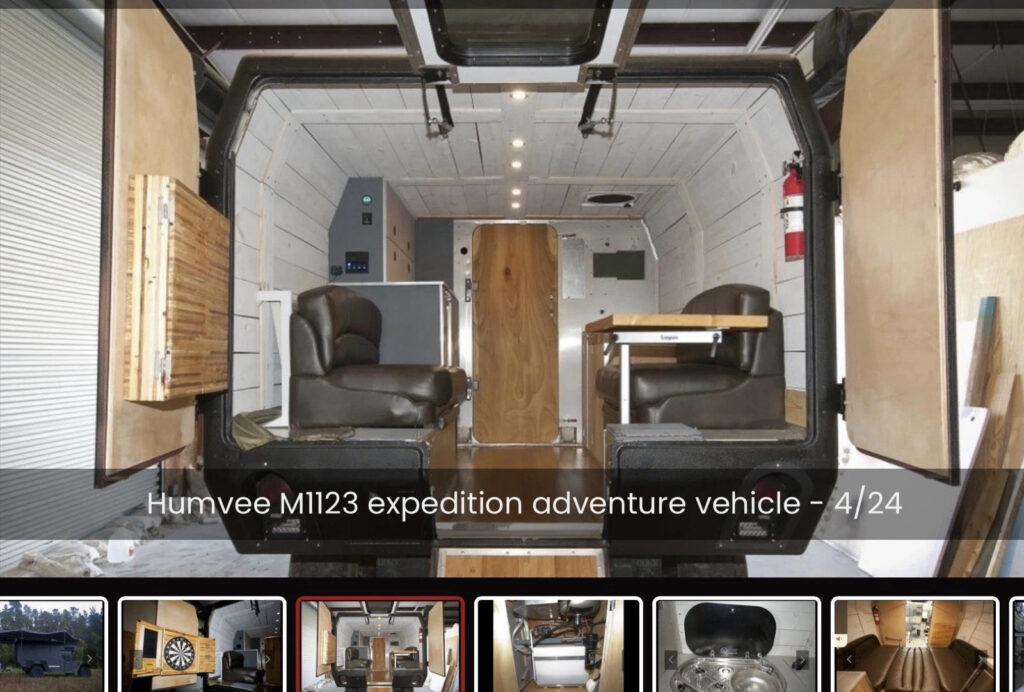 .ultimate Overlander 2005 Hummer Humvee M1123expedition Adventure Vehicletrailer