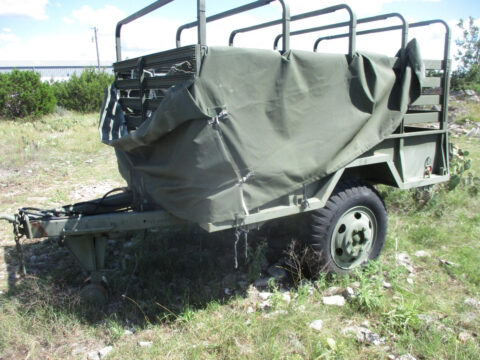 Used 1967 M105a2 Military Trailer, Excellent Cond Poor Canvas for sale