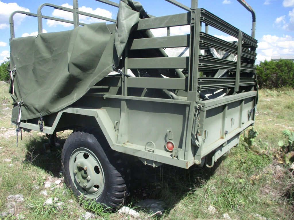 Used 1967 M105a2 Military Trailer, Excellent Cond Poor Canvas
