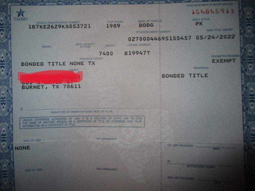 1989 1st Gen Dodge D250 3/4-Ton Pickup Truck, Ex- USAF Air Force, Runs Good, V8