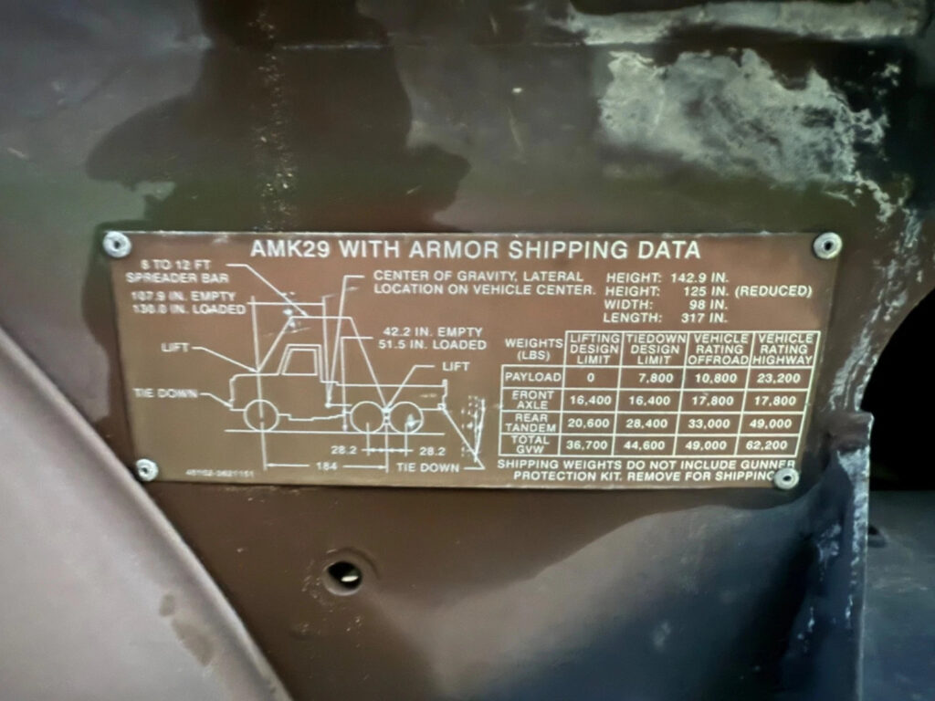 2005 Oshkosh MTVR MK29 6×6 Dump Truck Military off road Diesel