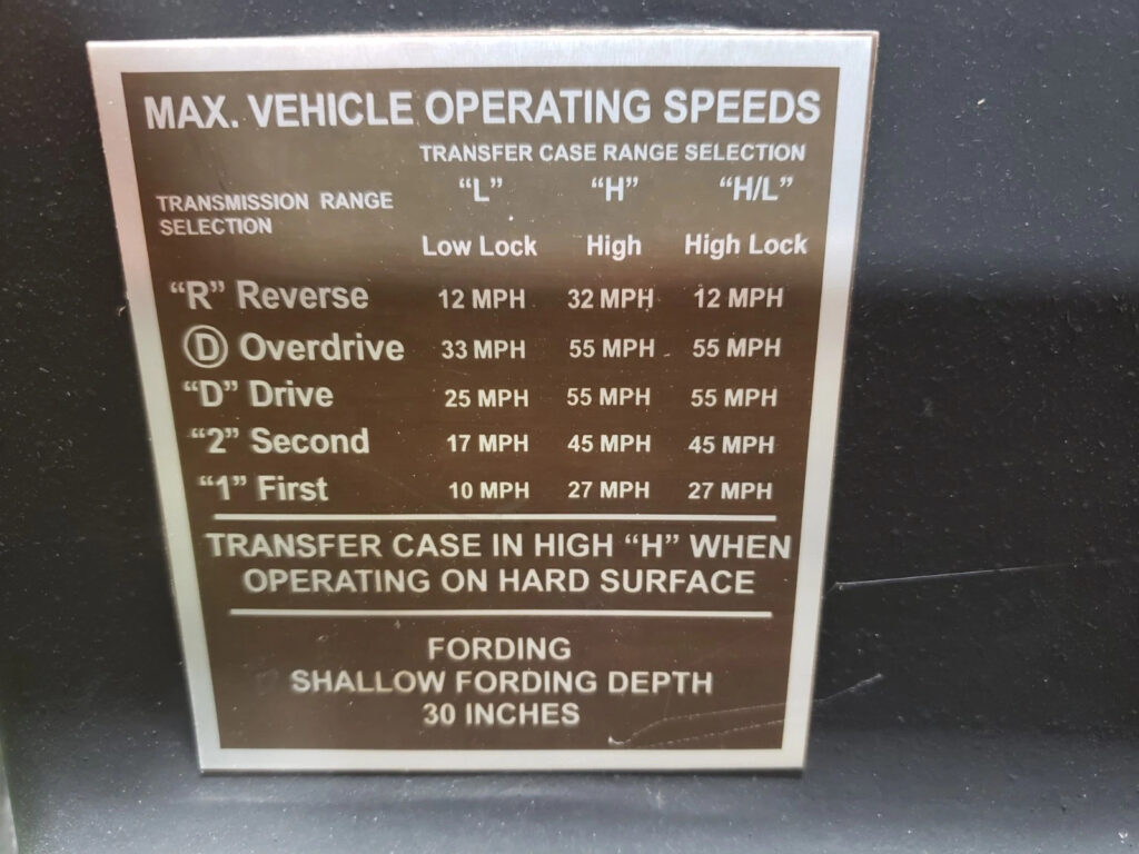 Humvee Military Vehicle M1123 Am General Truck Body Hmmwv 2010