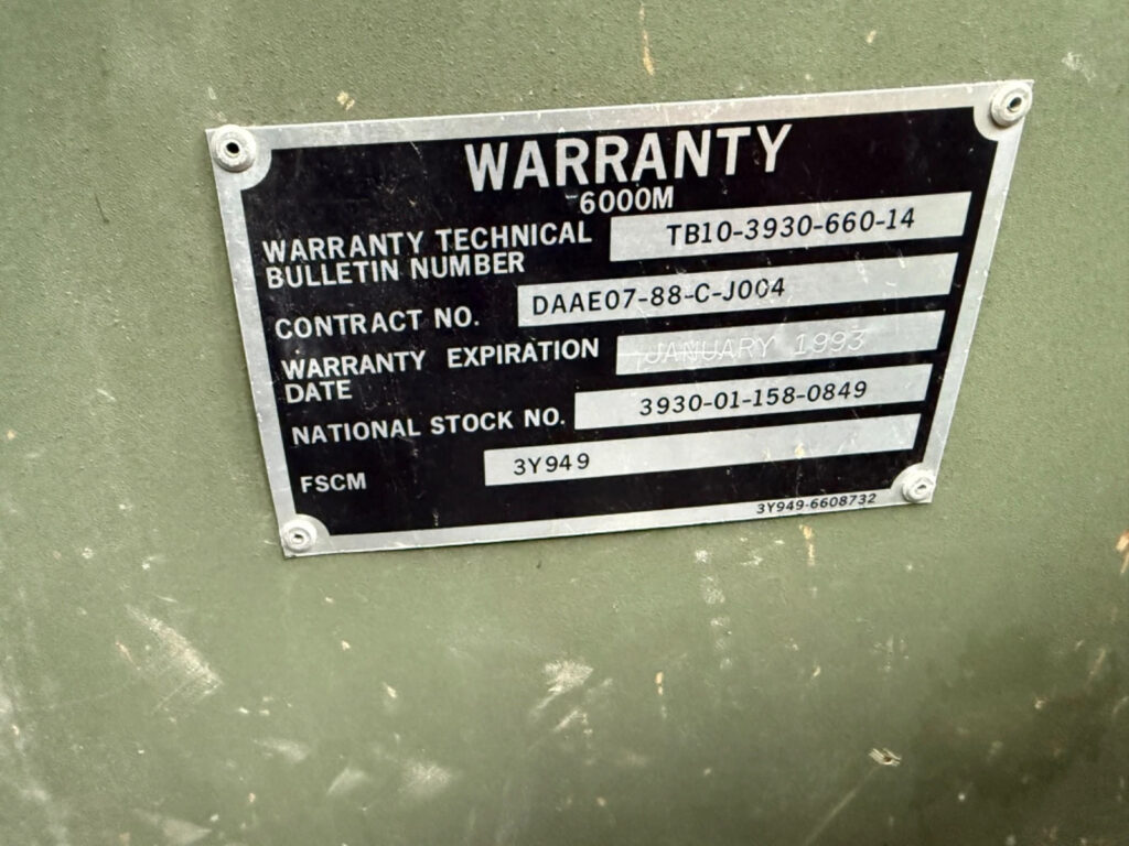 1991 Skytrak 6000m Military off road Telehandler Skylift Forklift