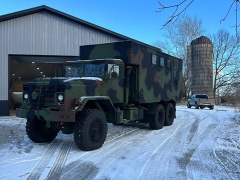 1991 BMY M934a2 Expandable van 6×6 Super Nice!!! Rebuilt in 2010 for sale